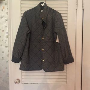 NWT size medium Boxercraft faded navy quilted jacket. Super comfortable